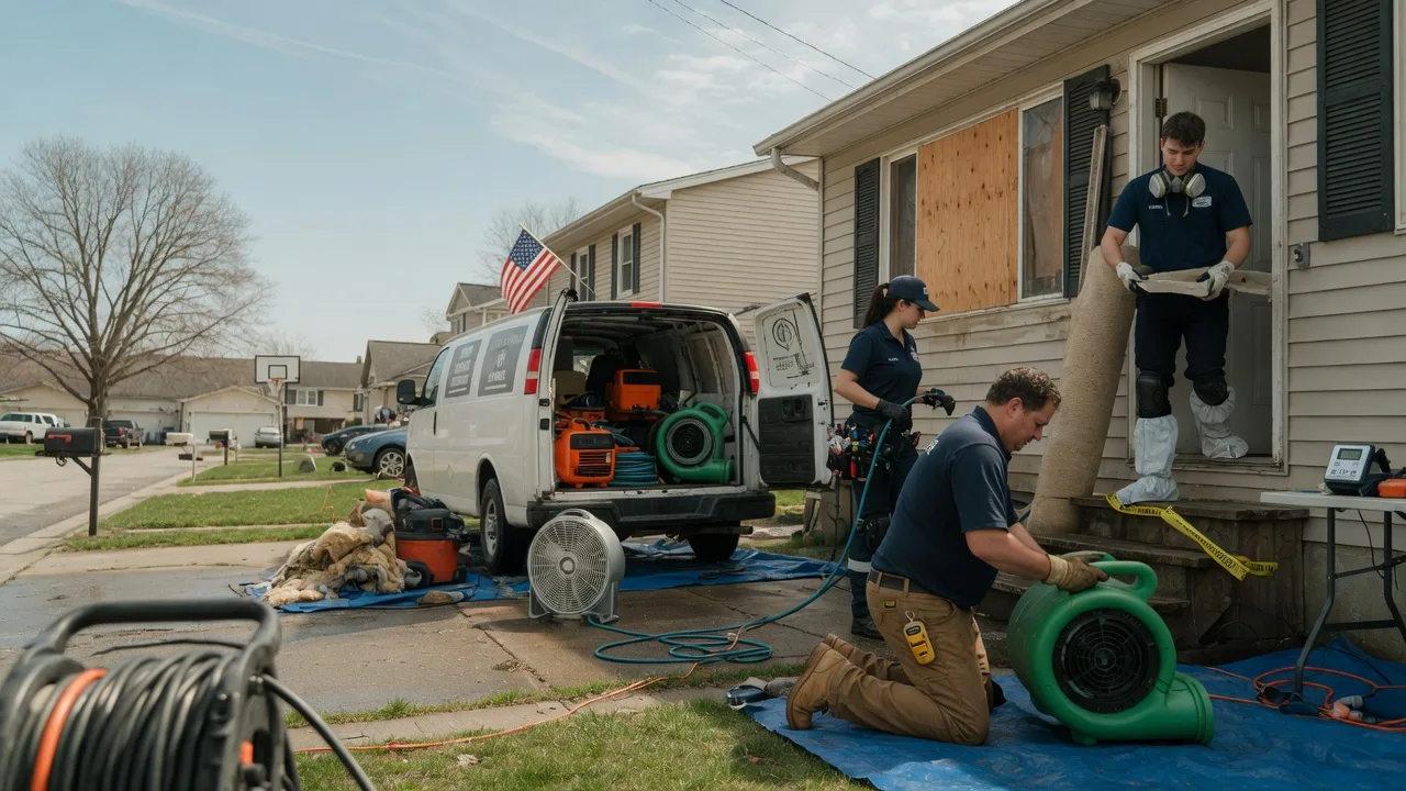 Water Damage Restoration in New Bavaria, OH near me